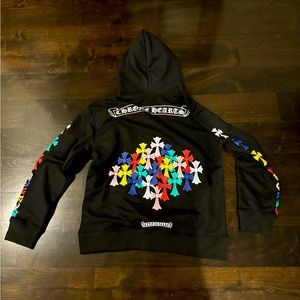 🆕 Chrome Hearts Rainbow Cross Hoodie